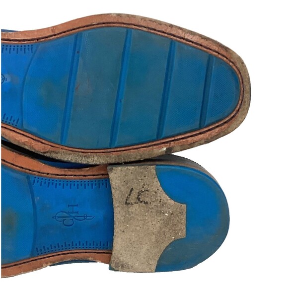 Cole Haan Great Jones Men's 10.5(M) Blue Suede & Synthetic Wingtip Oxford C11070 - Picture 8 of 9